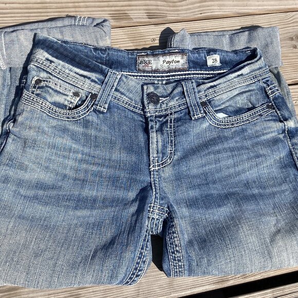 BKE Women's Jeans, Cropped Length, Payton Style, 28 Waist Size - Picture 2 of 6